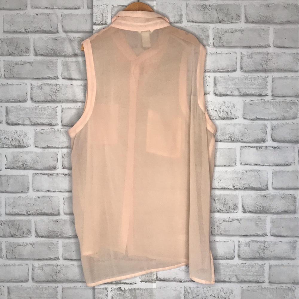 Pink Sheer Forever 21 Blouse - Picture 4 of 8